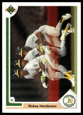 1991 Upper Deck #444e Rickey Henderson