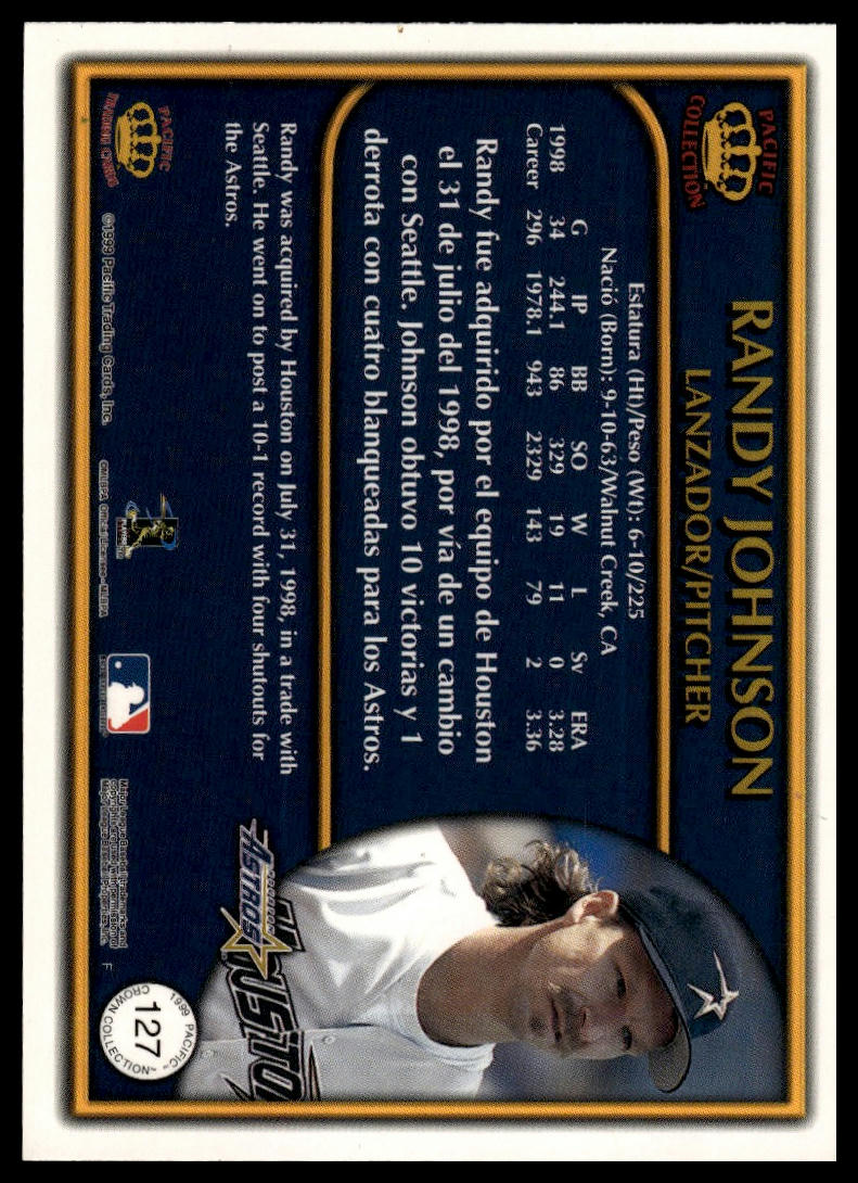 1999 Pacific Crown Collection #127 Randy Johnson