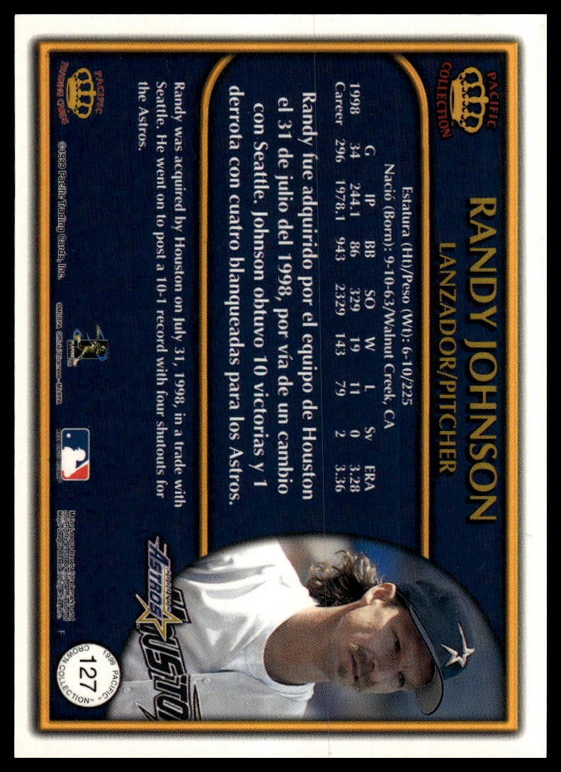 1999 Pacific Crown Collection #127 Randy Johnson