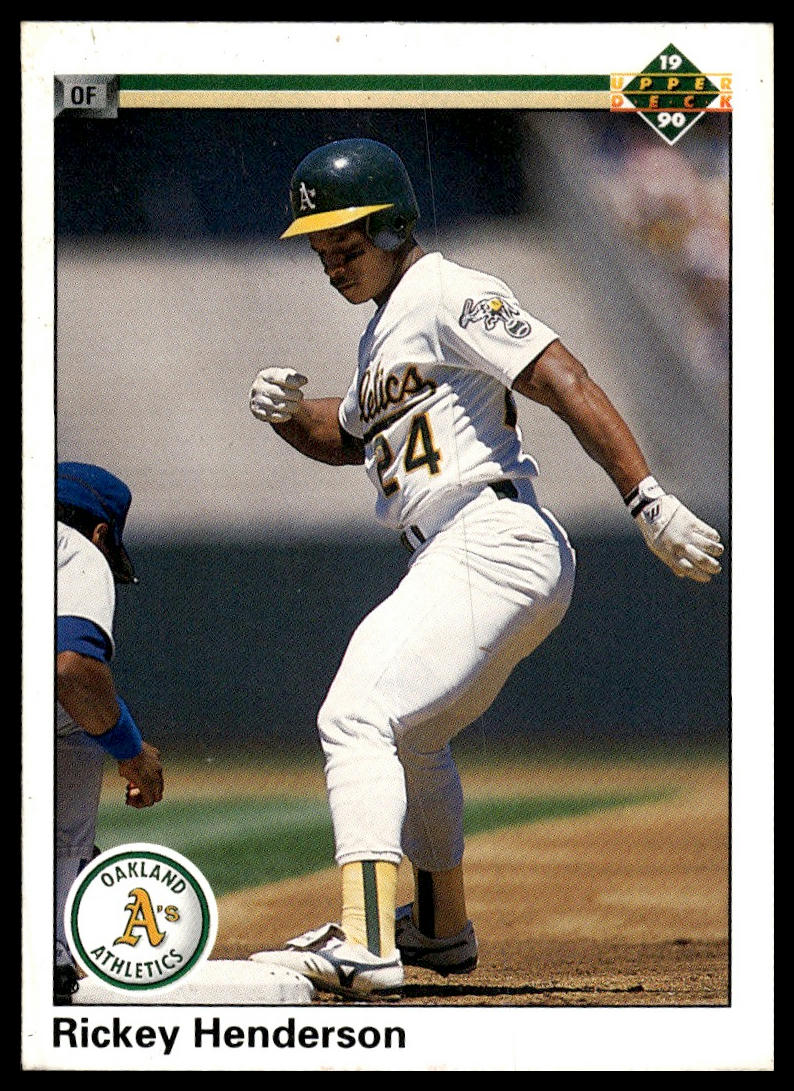 1990 Upper Deck #334 Rickey Henderson
