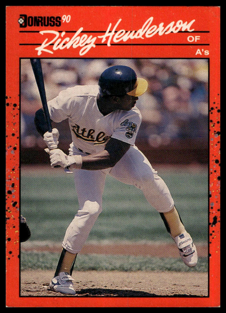 1990 Donruss #304 Rickey Henderson