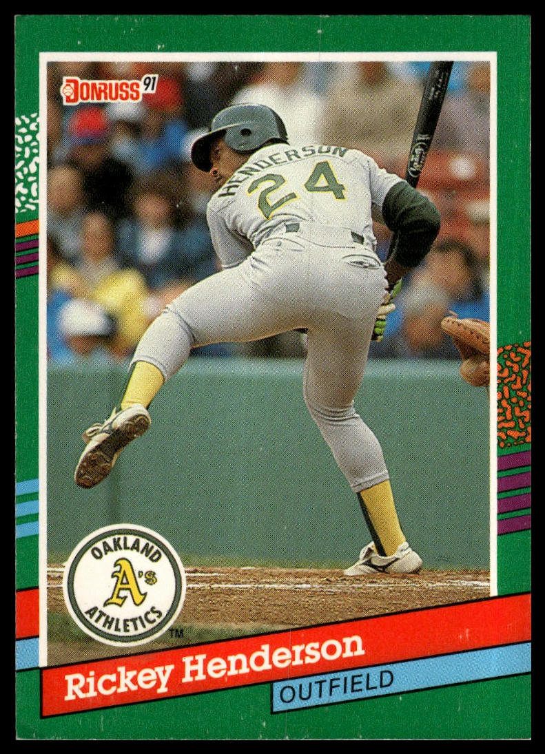 1991 Donruss #648 Rickey Henderson