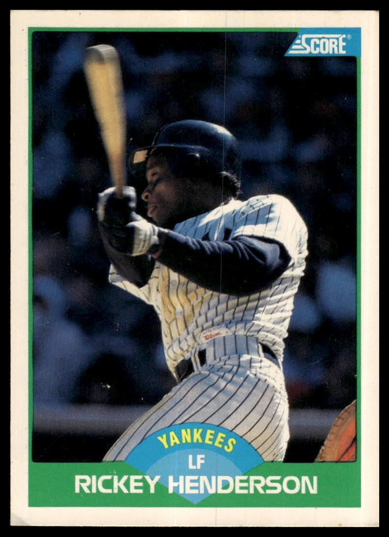 1989 Score #70 Rickey Henderson