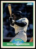 1989 Score #70 Rickey Henderson