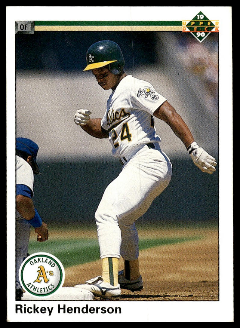 1990 Upper Deck #334 Rickey Henderson