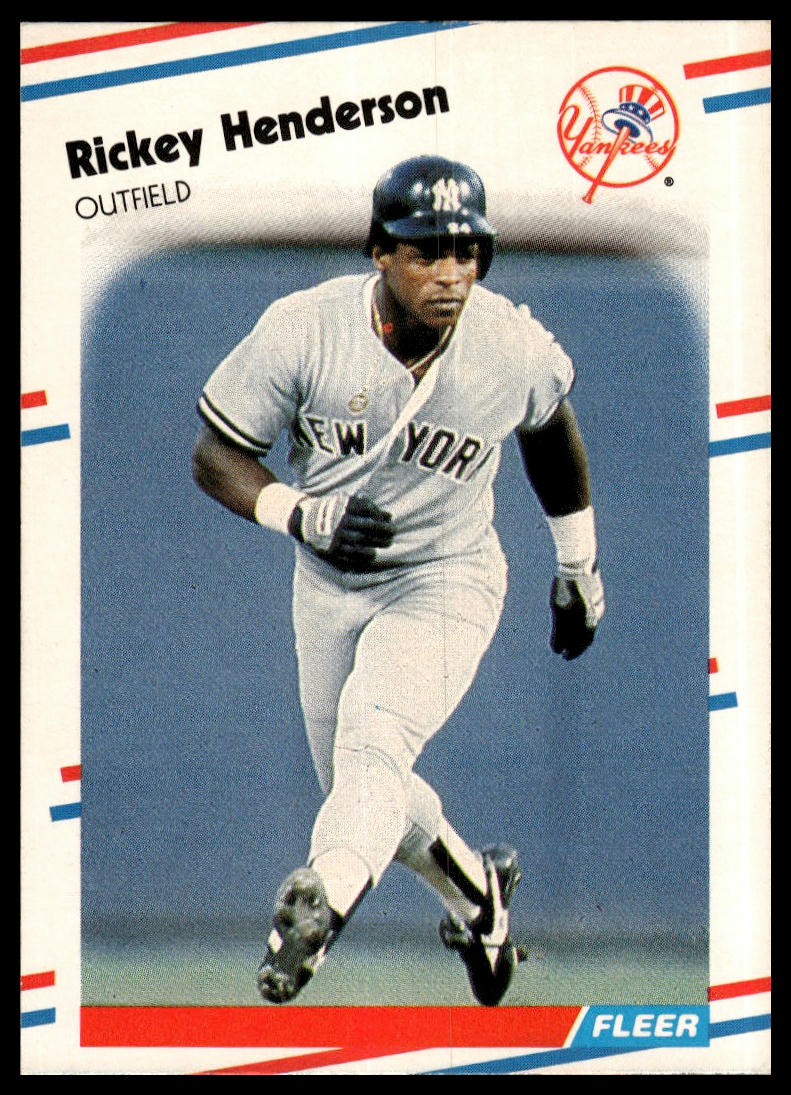 1988 Fleer #209 Rickey Henderson