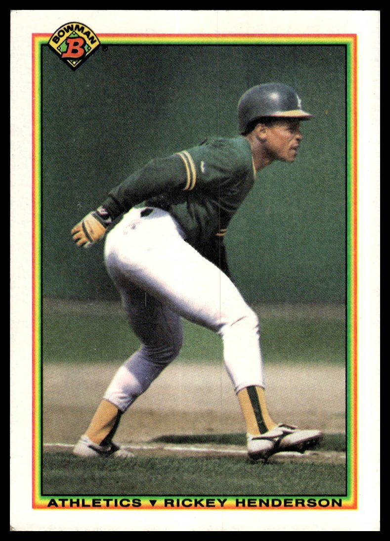1990 Bowman #457 Rickey Henderson