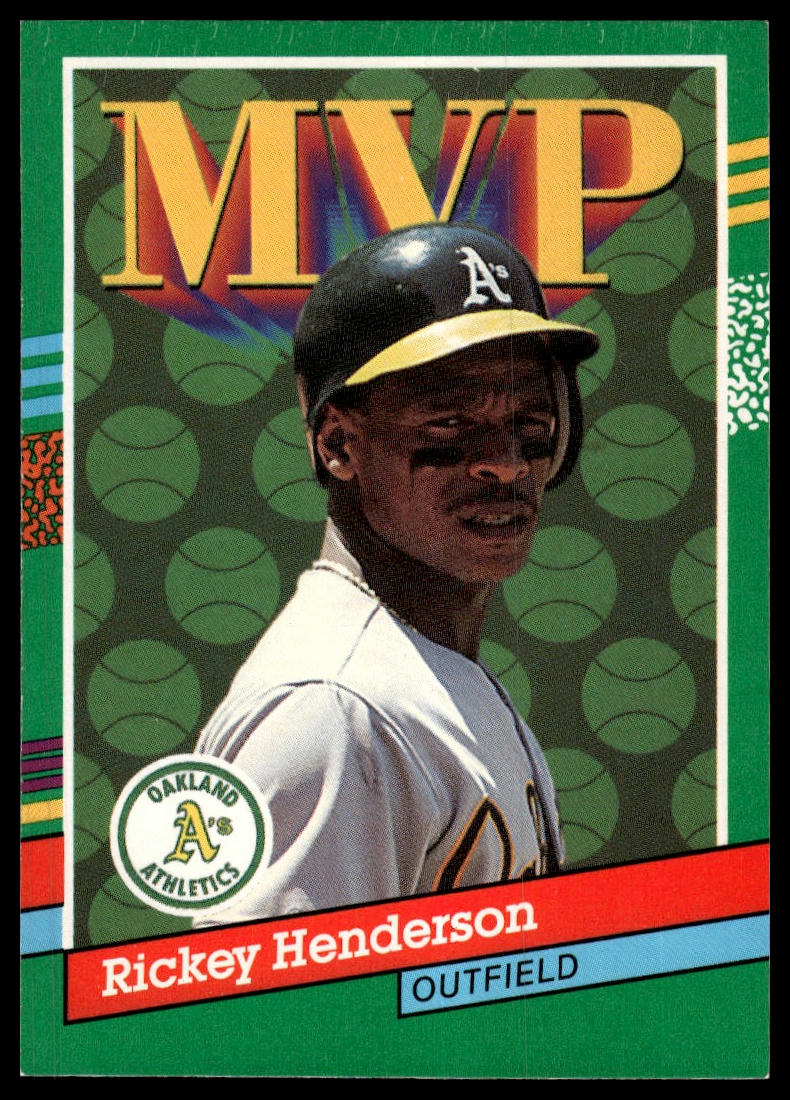 1991 Donruss #387b Rickey Henderson