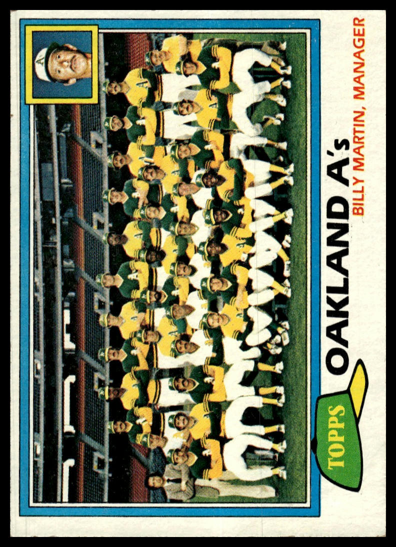 1981 Topps #671 Oakland A's / Billy Martin