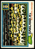 1981 Topps #671 Oakland A's / Billy Martin