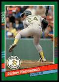 1991 Donruss #648b Rickey Henderson