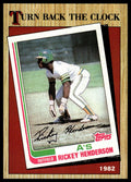 1987 Topps #311 Rickey Henderson