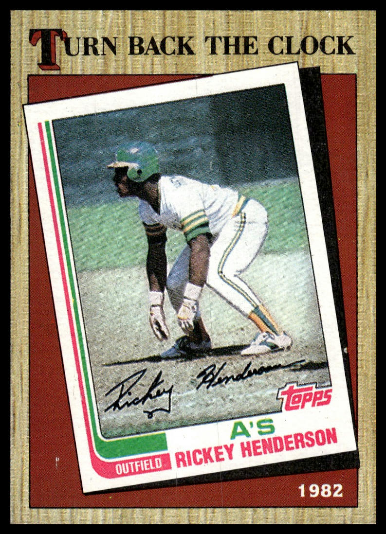1987 Topps #311 Rickey Henderson