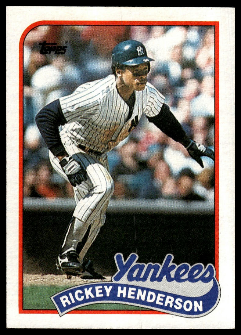 1989 Topps #380 Rickey Henderson