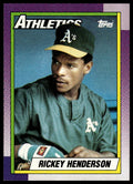1990 Topps #450 Rickey Henderson