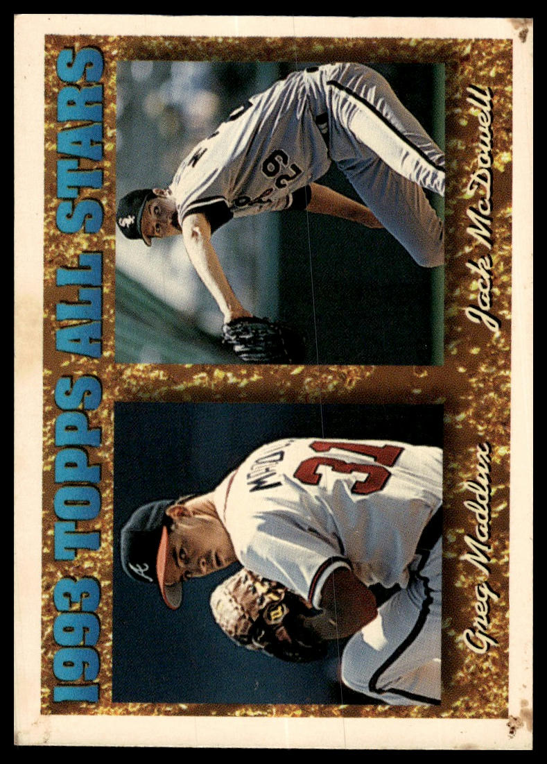 1994 Topps #392 Greg Maddux / Jack McDowell