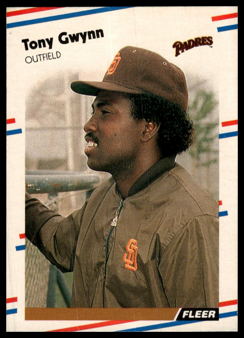 1988 Fleer #585 Tony Gwynn