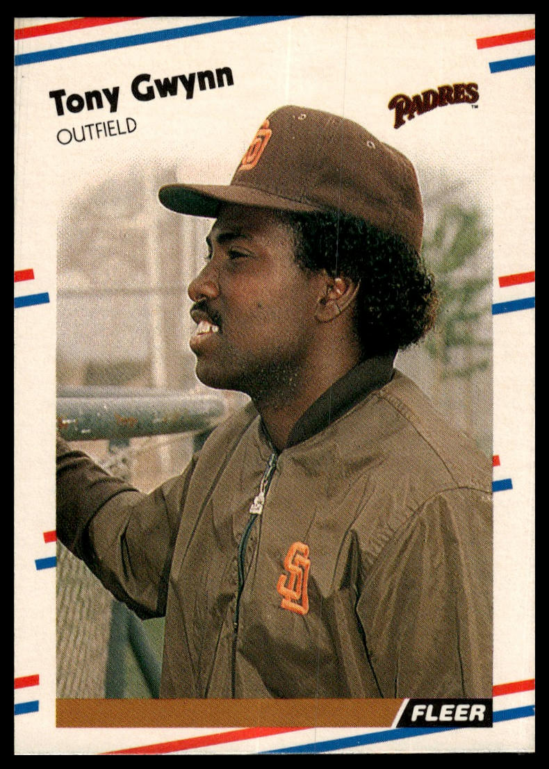 1988 Fleer #585 Tony Gwynn