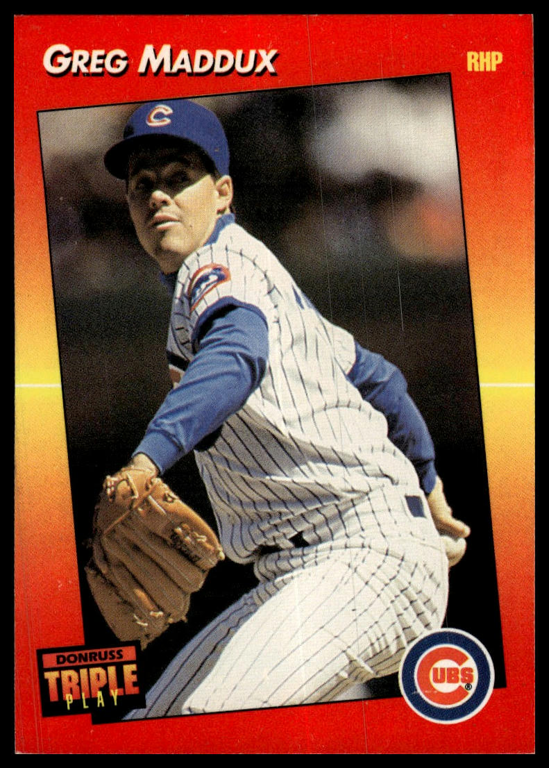 1992 Triple Play #19 Greg Maddux