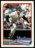 1989 Topps #380 Rickey Henderson