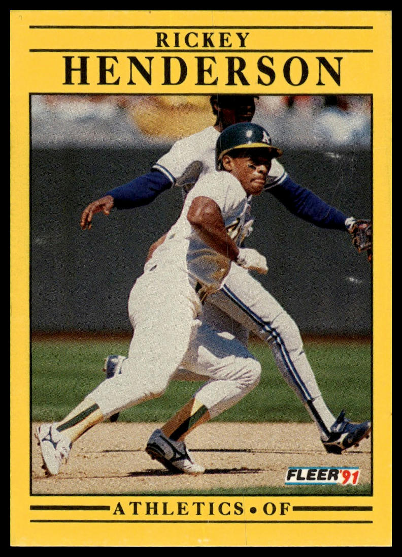 1991 Fleer #10 Rickey Henderson