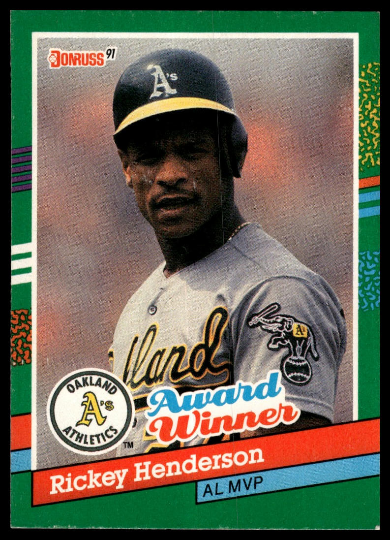 1991 Donruss #761 Rickey Henderson
