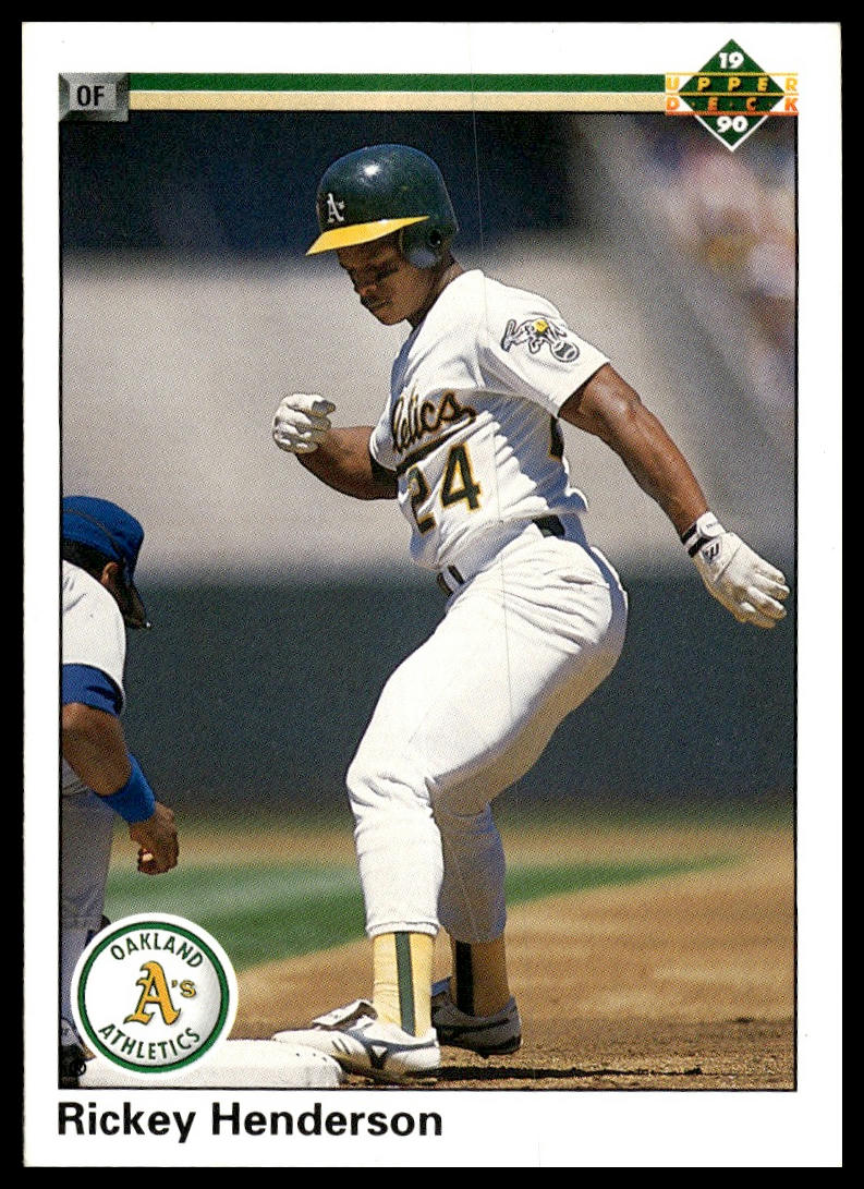 1990 Upper Deck #334 Rickey Henderson
