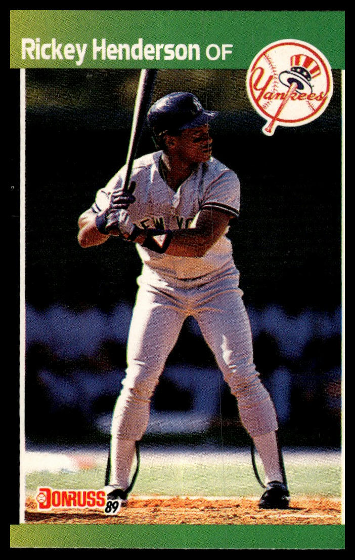 1989 Donruss #245c Rickey Henderson