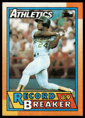1990 Topps #7 Rickey Henderson