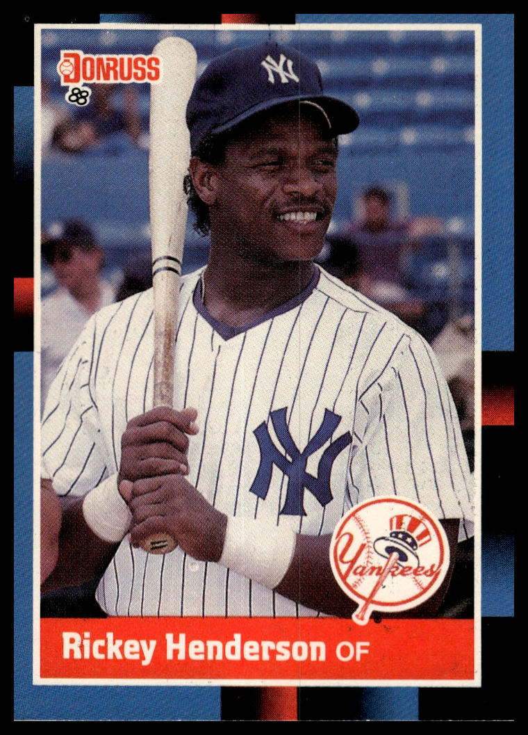 1988 Donruss #277 Rickey Henderson