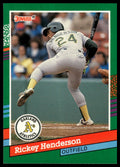 1991 Donruss #648b Rickey Henderson