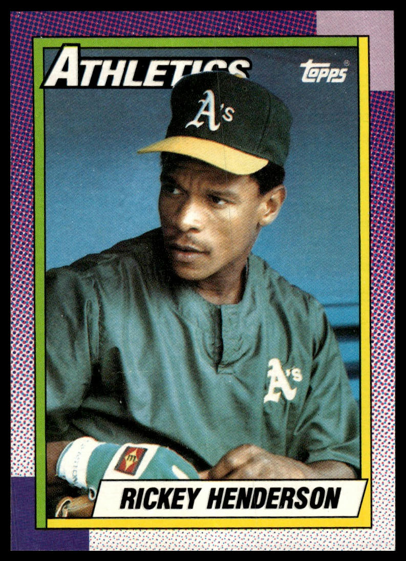 1990 Topps #450 Rickey Henderson