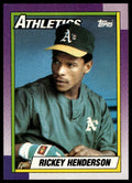 1990 Topps #450 Rickey Henderson