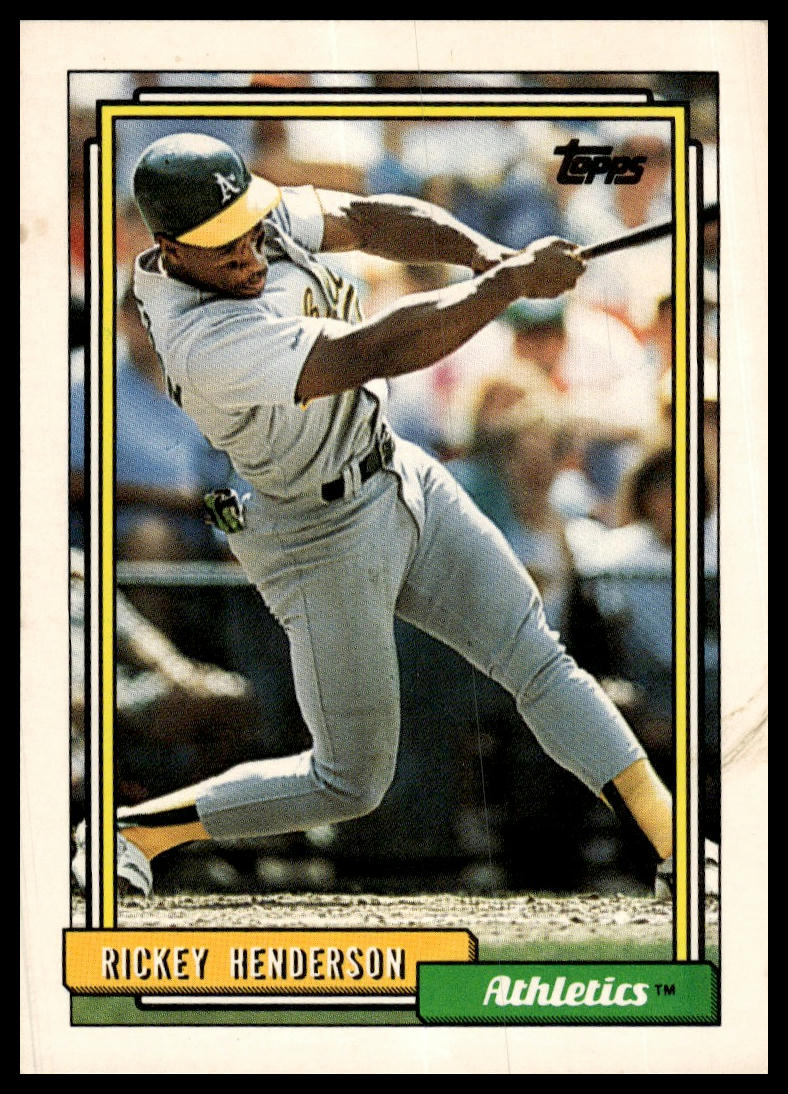 1992 Topps #560 Rickey Henderson