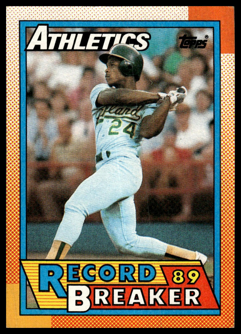 1990 Topps #7 Rickey Henderson