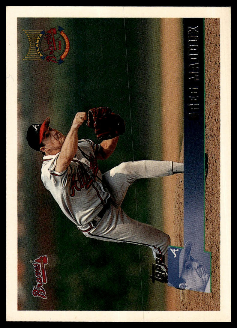 1996 Topps #318 Greg Maddux
