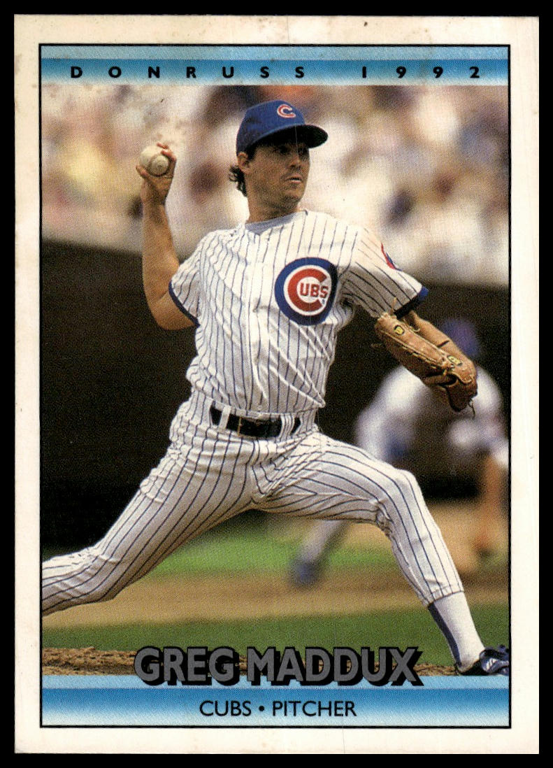 1992 Donruss #520b Greg Maddux