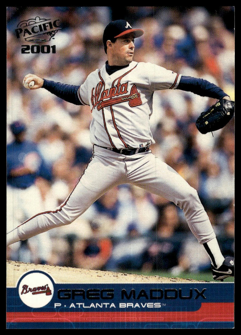 2001 Pacific #41 Greg Maddux Premiere Date #/36