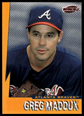 1999 Pacific Invincible #3a Greg Maddux Seismic Force : Portrait