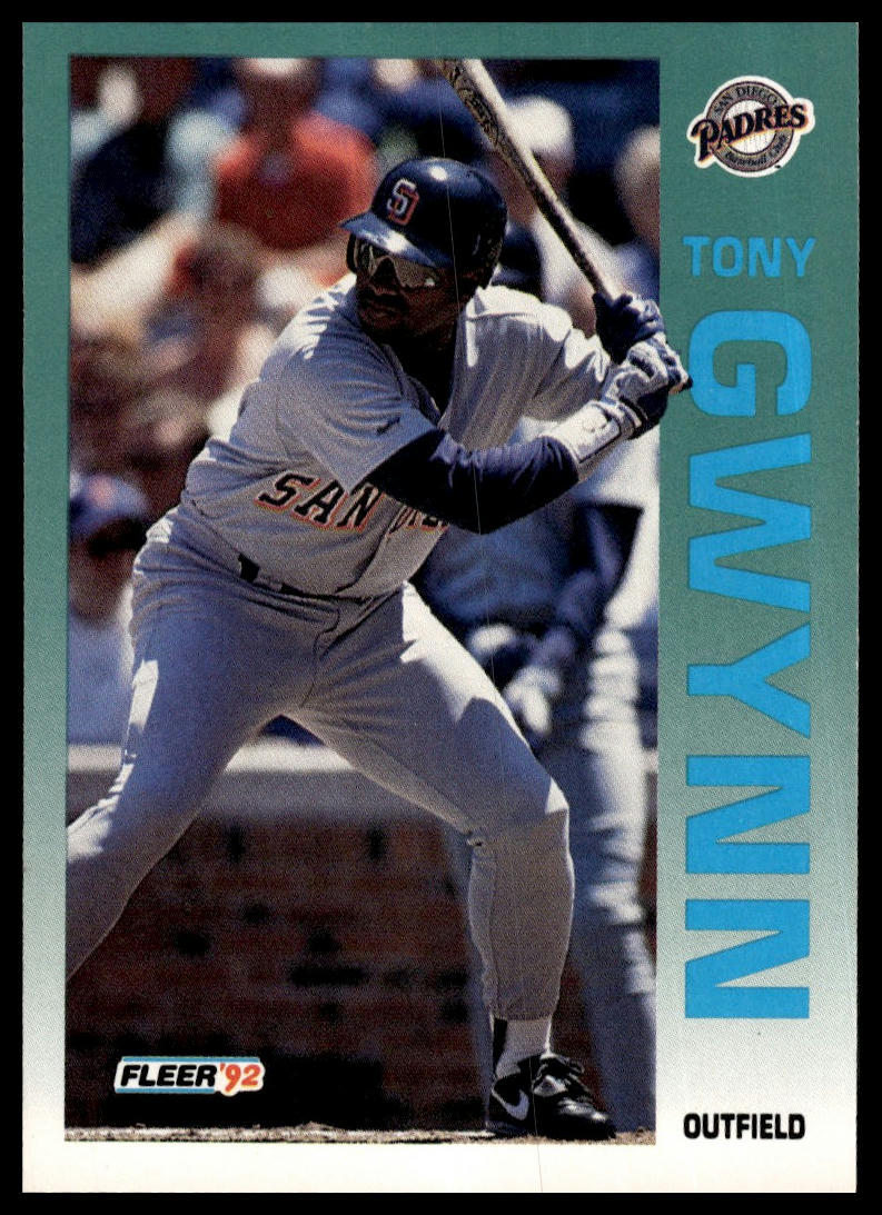 1992 Fleer #605b Tony Gwynn