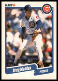 1990 Fleer #37b Greg Maddux