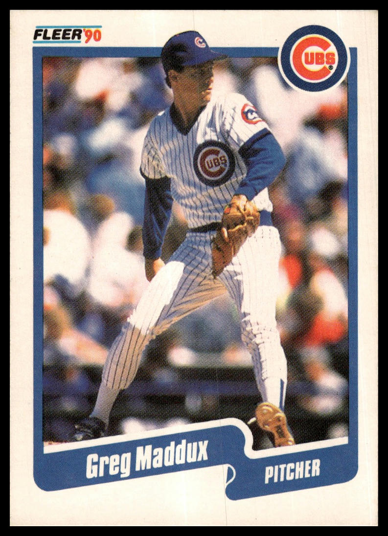 1990 Fleer #37b Greg Maddux