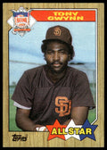 1987 Topps #599 Tony Gwynn