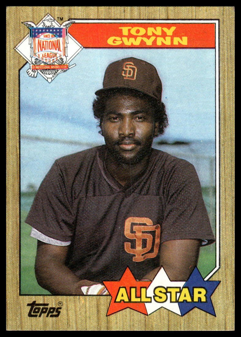 1987 Topps #599 Tony Gwynn