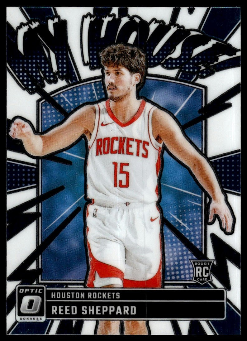 2024-25 Donruss Optic #18 Reed Sheppard My House!