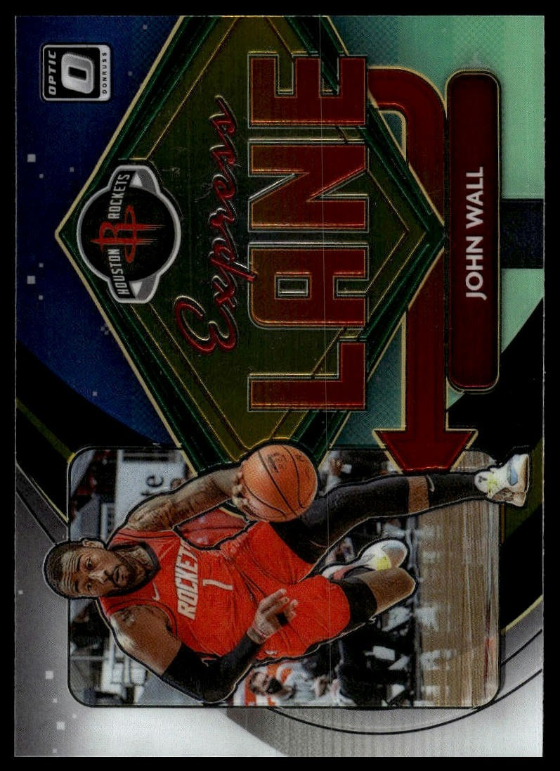 2020-21 Donruss Optic #16 John Wall Express Lane