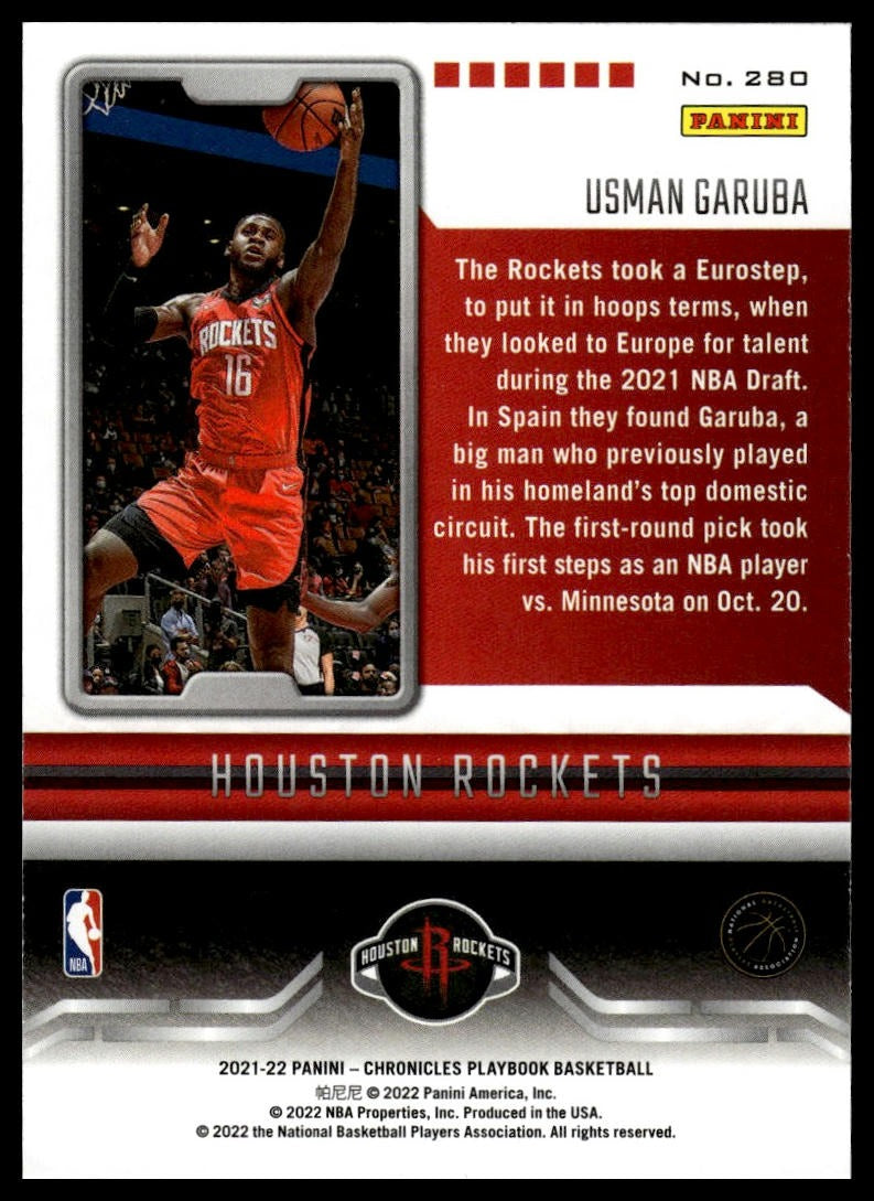 2021-22 Panini Chronicles #280 Usman Garuba Bronze