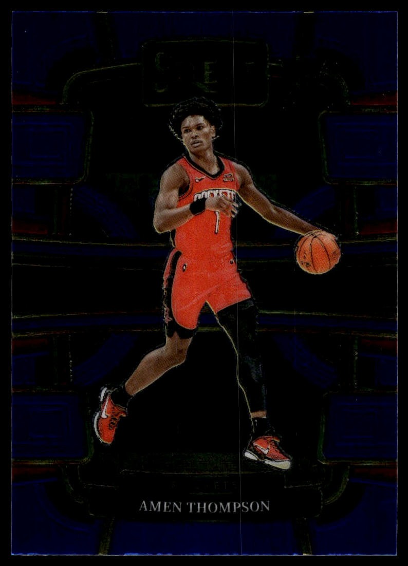 2023-24 Panini Select #96 Amen Thompson Blue (Retail Base)