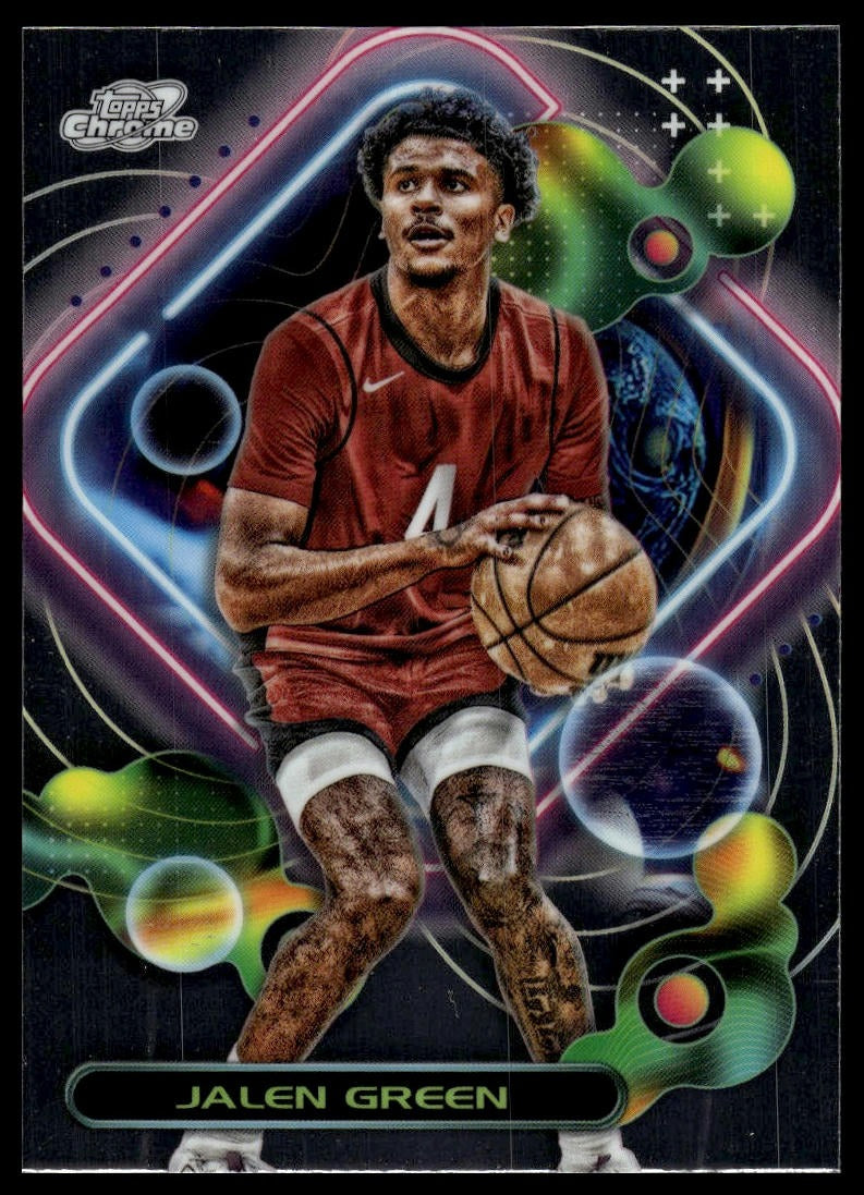 2023-24 Topps Chrome Cosmic #46 Jalen Green