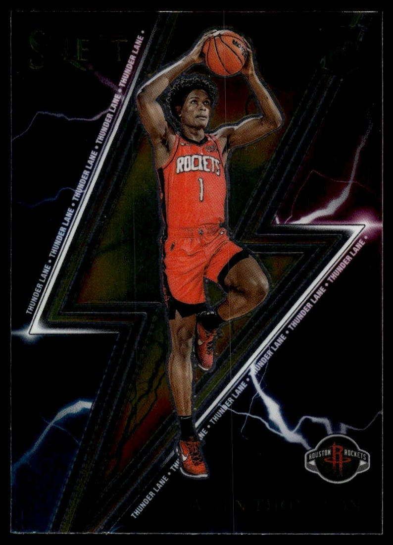 2023-24 Panini Select #13 Amen Thompson Thunder Lane